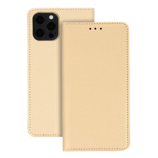 Telone Smart Book MAGNET Case for IPHONE 14 PRO MAX GOLD Telone Smart Book MAGNET Case for IPHONE 14 PRO MAX GOLD