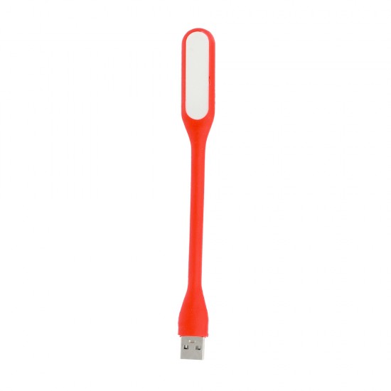 Mini LED Lamp Silicone USB Red