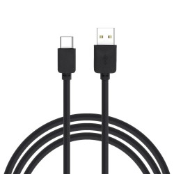 Cable - USB to Type C - 3 Meters BLACK Cable - USB to Type C - 3 Meters BLACK