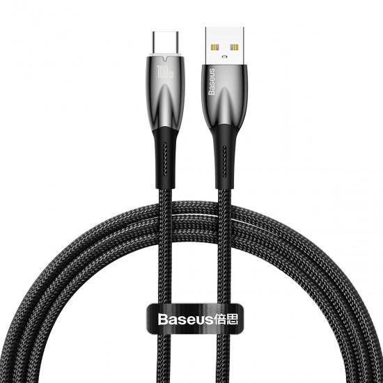 Baseus Cable Glimmer - USB to Type C - 100W 1 metre (CADH000401) black