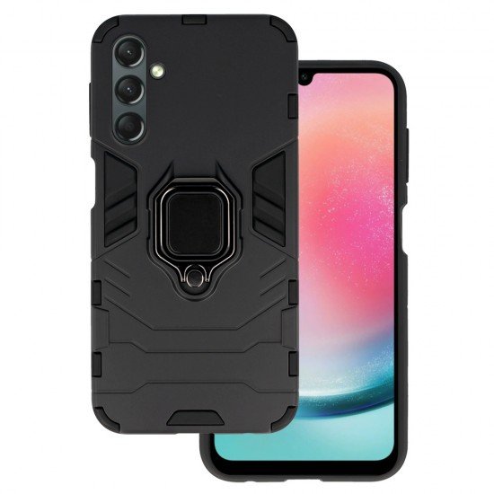 Ring Armor Case for Samsung Galaxy A24 4G/A25 5G Black Ring Armor Case for Samsung Galaxy A24 4G/A25 5G Black