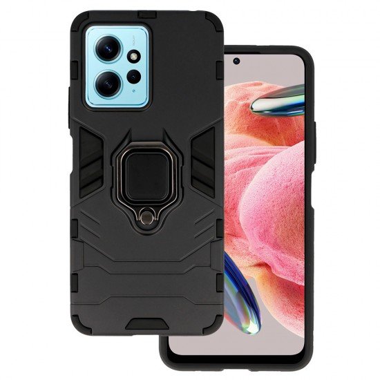 Ring Armor Case for Xiaomi Redmi Note 12 4G Black Ring Armor Case for Xiaomi Redmi Note 12 4G Black