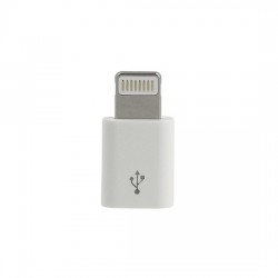 Adapter - Micro USB to Lightning - WHITE