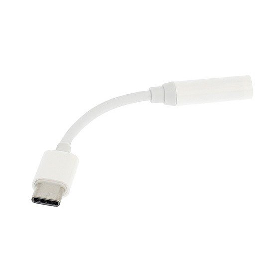 Earphones Adapter - Type C to Jack 3,5mm - WHITE