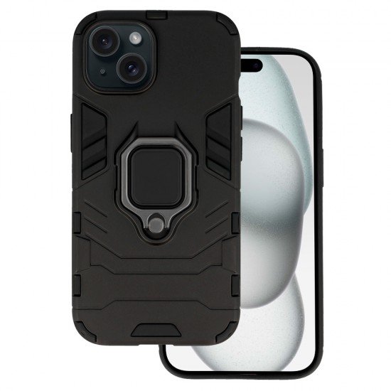 Ring Armor Case for Iphone 15 Black Ring Armor Case for Iphone 15 Black