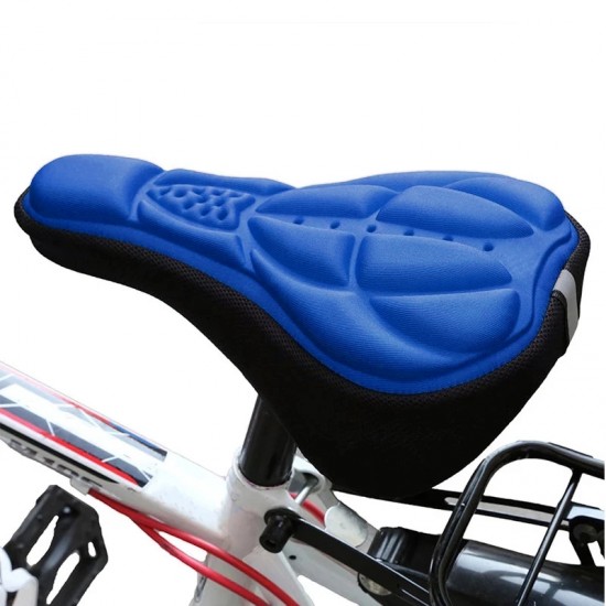 Bike saddle cover blue