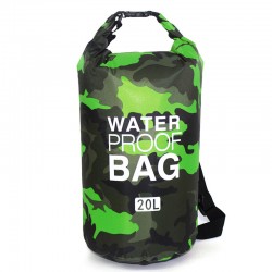 Waterproof Dry Bag Type 1 20L green camouflage