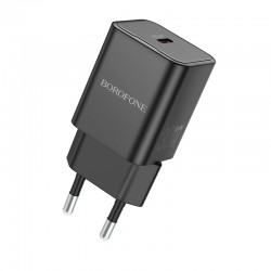 Borofone Wall charger BN13 Safety GaN - Type C - PD 30W black