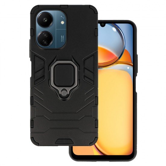 Ring Armor Case for Xiaomi Redmi 13C Black Ring Armor Case for Xiaomi Redmi 13C Black