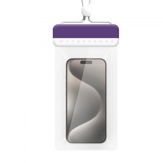 Waterproof Case - Type 3 purple-white (230x118 mm)