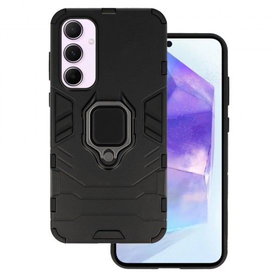 Ring Armor Case for Samsung Galaxy A55 5G Black
