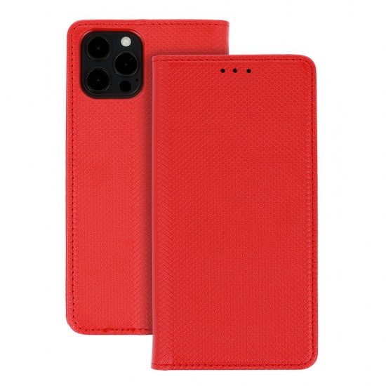 Smart Book MAGNET Case for XIAOMI REDMI NOTE 13 4G RED