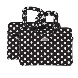 Wonder Briefcase Laptop 13-14 inches black polka-dot Wonder Briefcase Laptop 13-14 inches black polka-dot