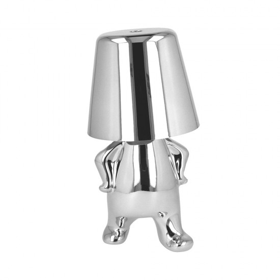 Night lamp Silver Man design F