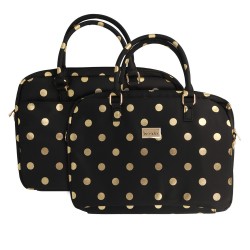 Wonder Briefcase Laptop 13-14 inches gold polka-dot Wonder Briefcase Laptop 13-14 inches gold polka-dot