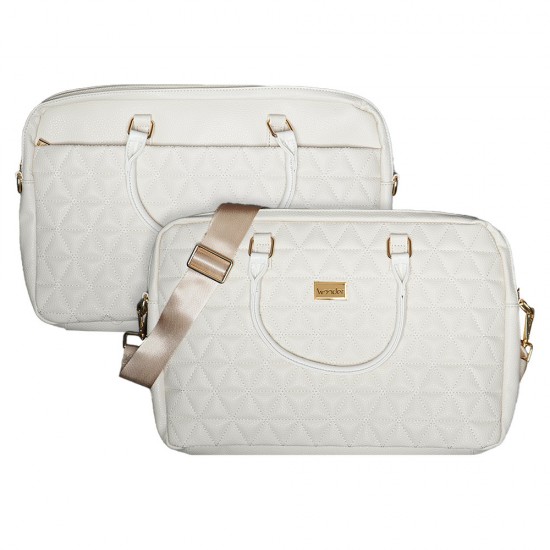Wonder Briefcase Laptop 15-16 inches pico quilted beige Wonder Briefcase Laptop 15-16 inches pico quilted beige