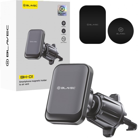 Blavec Car holder BH-01 magnetic to air vent (BH01-MAVB) black