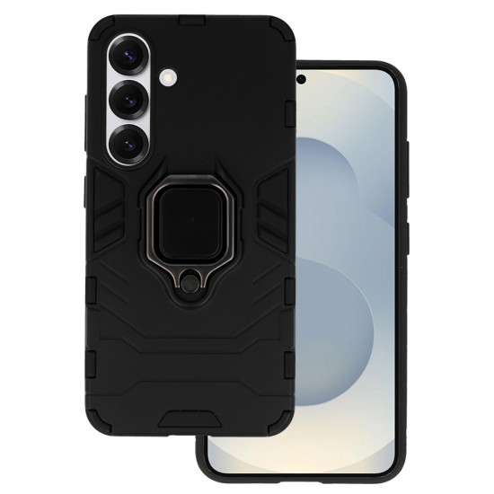 Ring Armor Case for Samsung Galaxy S25 Black