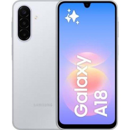 SAMSUNG GALAXY A18 SM-185FDS 128GB ROM/4GB RAM SILVER EU SAMSUNG GALAXY A18 SM-185FDS 128GB ROM/4GB RAM SILVER EU