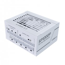 LIAN LI SP0850P White - 850W 80+ Platinum PSU - 10 Years Warranty - 12V-2x6 - Japanese Capacitors