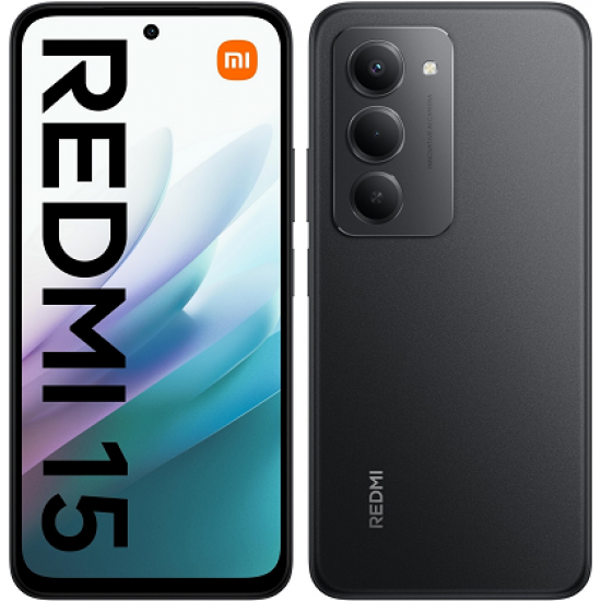 XIAOMI REDMI 15 128GB ROM/6GB RAM MIDNIGHT BLACK EU