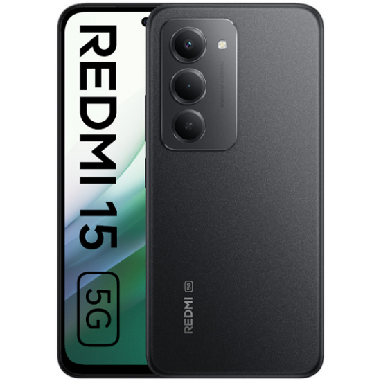 XIAOMI REDMI 15 5G 256GB ROM/8GB RAM MIDNIGHT BLACK EU