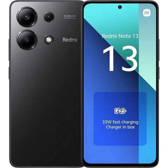 XIAOMI REDMI NOTE 13 128GB ROM/6GB RAM MIDNIGHT BLACK EU XIAOMI REDMI NOTE 13 128GB ROM/6GB RAM MIDNIGHT BLACK EU