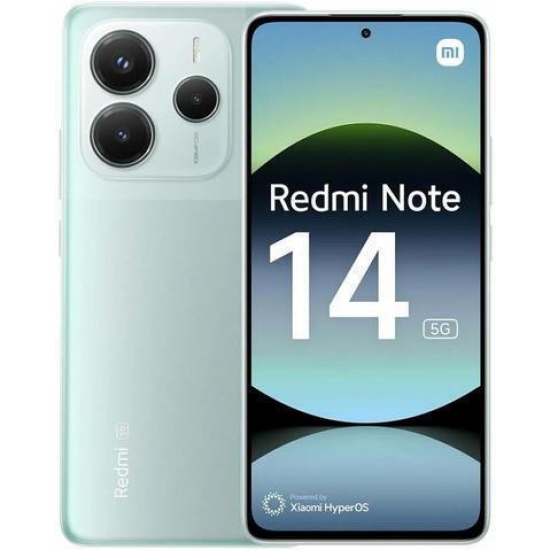 XIAOMI REDMI NOTE 14 5G 128GB ROM/6GB RAM CORAL GREEN EU