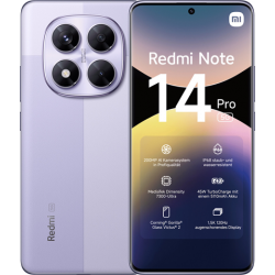 XIAOMI REDMI NOTE 14 PRO 5G 256GB ROM/8GB RAM LAVENDER PURPLE EU XIAOMI REDMI NOTE 14 PRO 5G 256GB ROM/8GB RAM LAVENDER PURPLE EU