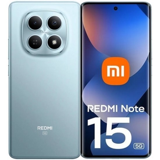 XIAOMI REDMI NOTE 15 5G 256GB ROM/8GB RAM GLACIER BLUE EU XIAOMI REDMI NOTE 15 5G 256GB ROM/8GB RAM GLACIER BLUE EU