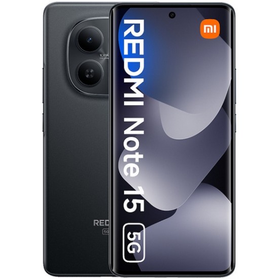 XIAOMI REDMI NOTE 15 5G 128GB ROM/6GB RAM BLACK EU XIAOMI REDMI NOTE 15 5G 128GB ROM/6GB RAM BLACK EU