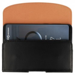 (110x58x17mm) Telone Viva Belt Case Leather Black