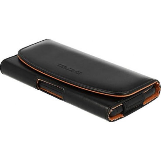 (140x70x14mm) Telone Viva Belt Case Leather Size 13 Black