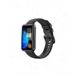 (Huawei Band 8) Ανταλλακτικό Λουράκι Σιλικόνης Μαύρο