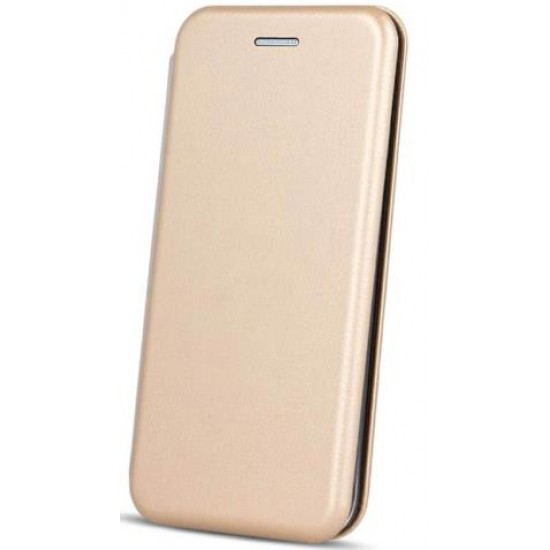 (Huawei P30) OEM Book Cover Oval Stand Gold