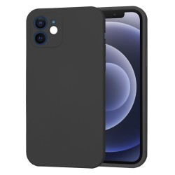 (iPhone 12) Techsuit Back Cover SoftFlex Black