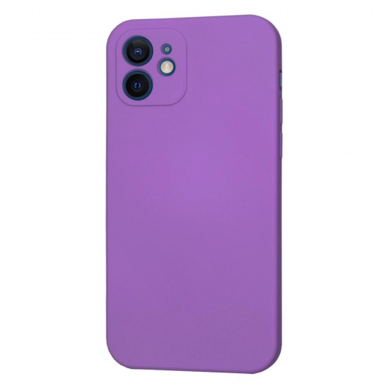 (iPhone 12) Techsuit Back Cover SoftFlex Purple