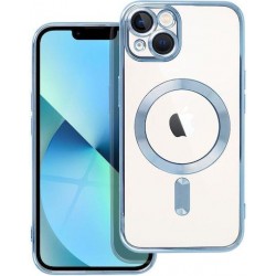 (iPhone 13) iS Back Cover TPU Electro Mag Blue