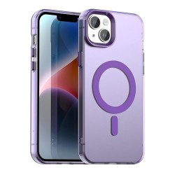 (iPhone 13) Techsuit Back Cover CandyCase MagSafe Purple