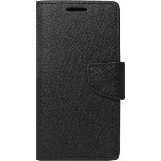 (IPhone 13 Mini) iSelf Fancy Wallet Δερματίνης Μαύρο