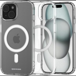 (iPhone 15 Plus) Spacecase Back Cover Magsafe Clear