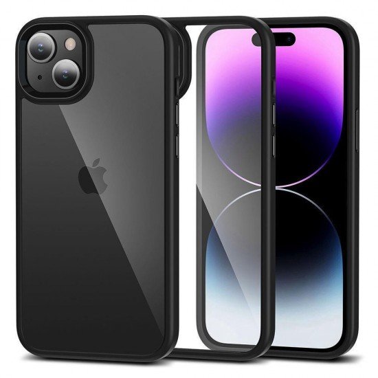 (iPhone 15 Plus) Tech-Protect Back Cover Magmat Magsafe Black-Transparent