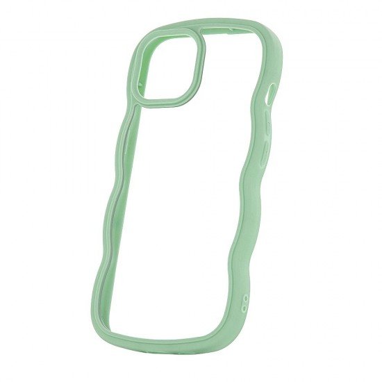 (iPhone 15 Pro) OEM Back Cover Woven Green