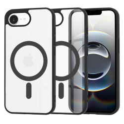 (iPhone 16e) Techsuit Back Cover MagSafe Pro Black