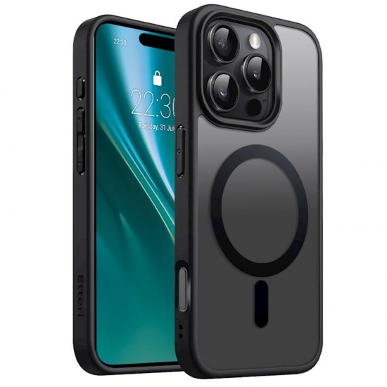 (iPhone 16 Pro Max) Etteri Back Cover Matt Mag Black