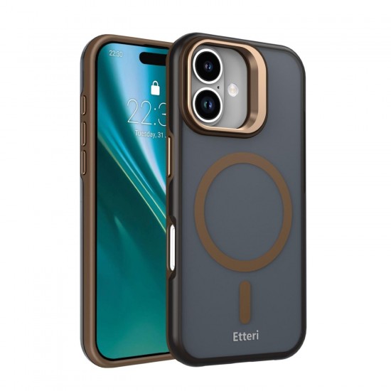(iPhone 17) Etteri Back Cover Morning Fog Brown