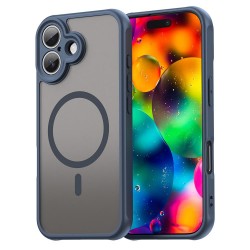 (iPhone 17) Techsuit Back Cover HaloFrost II MagSafe Navy Blue