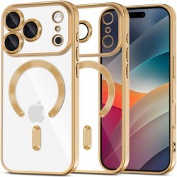 (iPhone 17 Pro) Tech-Protect Back Cover Magflex Shiny Gold