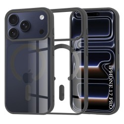 (iPhone 17 Pro) Techsuit Back Cover MagSafe Pro Black