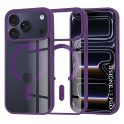 (iPhone 17 Pro) Techsuit Back Cover MagSafe Pro Purple